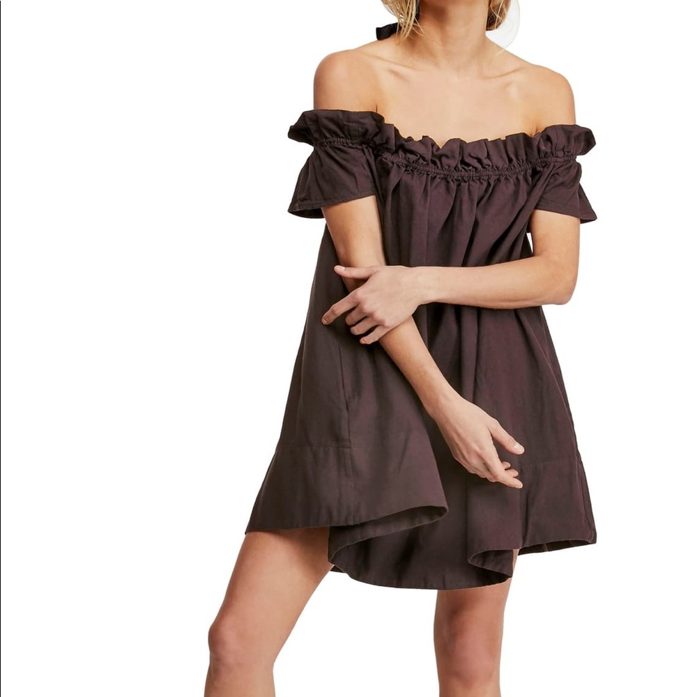 Free People Sophie Off Shoulder Minidress